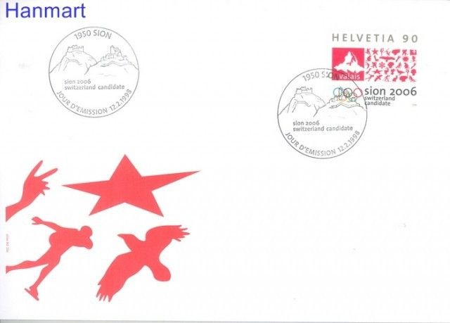 Znaczek Szwajcaria 1998 Mi 1639 FDC