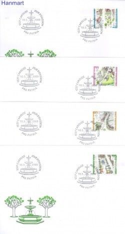 Znaczek Szwajcaria 2000 Mi 1716-1719 FDC