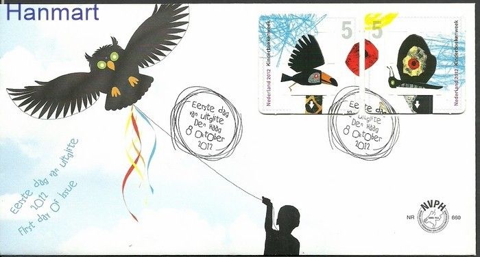 Znaczek Holandia 2012 Mi 3042-3043 FDC