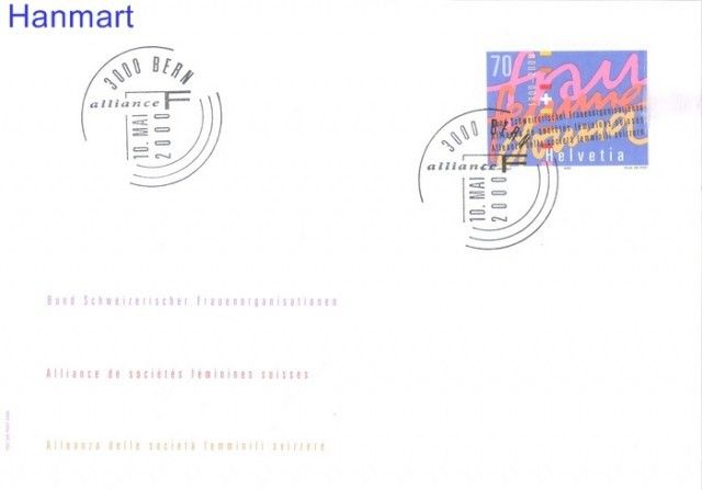 Znaczek Szwajcaria 2000 Mi 1721 FDC