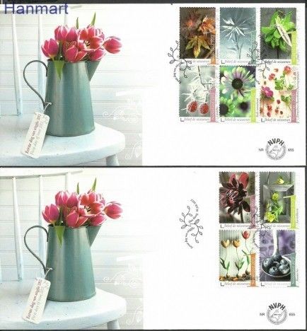 Znaczek Holandia 2012 Mi 3000-3009 FDC