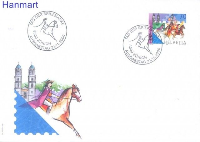 Znaczek Szwajcaria 2000 Mi 1738 FDC