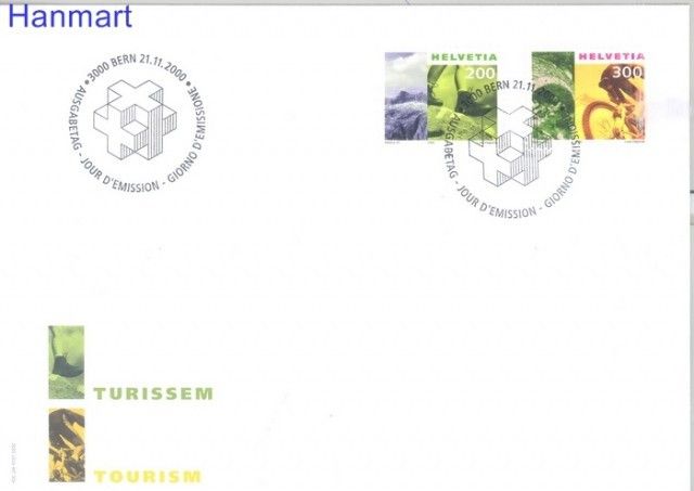 Znaczek Szwajcaria 2000 Mi 1744-1745 FDC