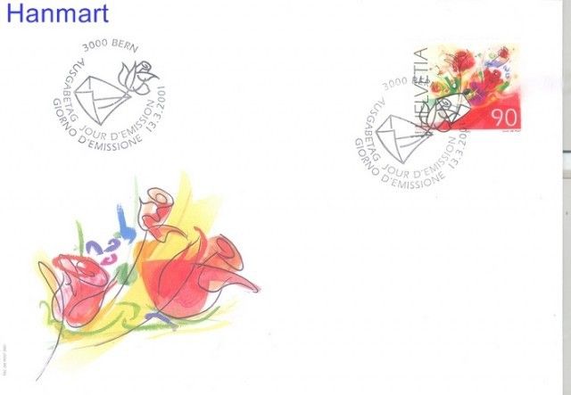 Znaczek Szwajcaria 2001 Mi 1750 FDC