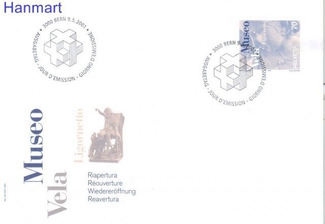 Znaczek Szwajcaria 2001 Mi 1758 FDC