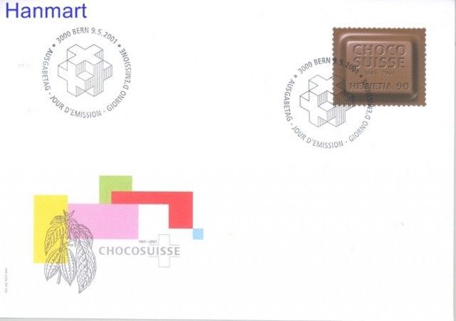 Znaczek Szwajcaria 2001 FDC