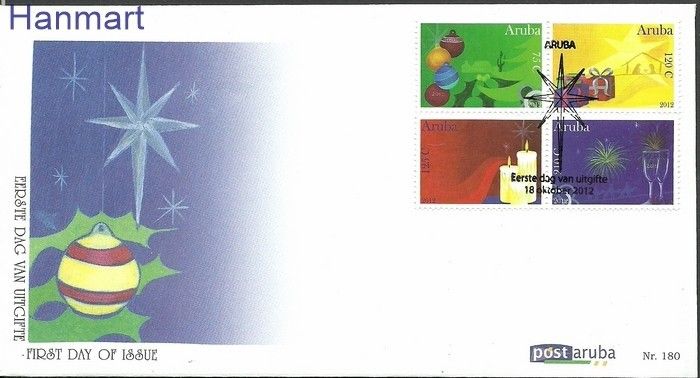 Znaczek Aruba 2012 Mi 681-684 FDC