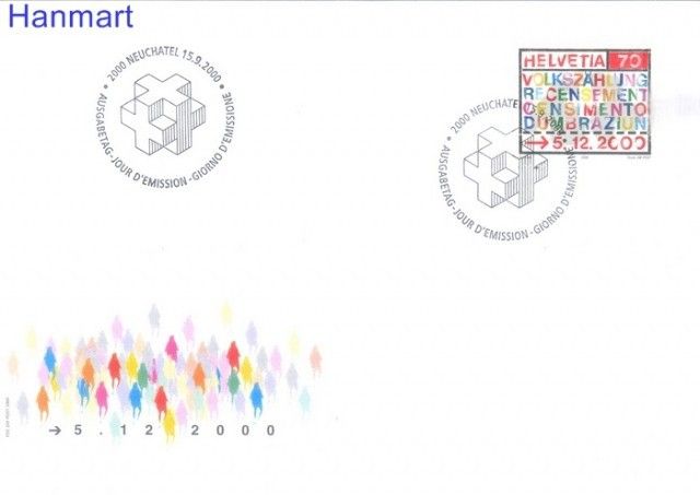 Znaczek Szwajcaria 2000 Mi 1730 FDC