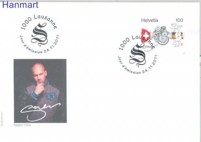Znaczek Szwajcaria 2011 Mi 2227 FDC