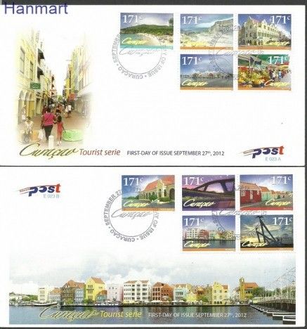 Znaczek Curacao 2012 Mi 119-128 FDC