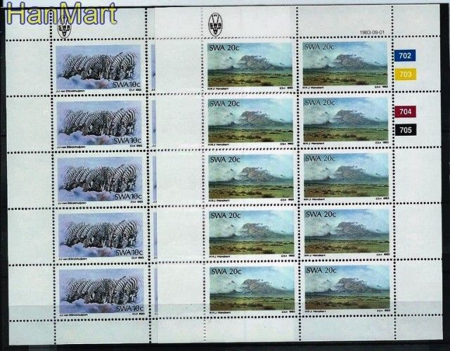 Znaczek Namibia 1983 Mi 541-544 Czyste **