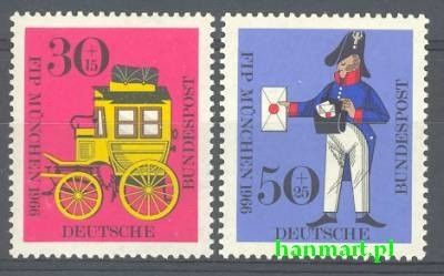 Znaczek Niemcy 1966 Mi 516-517 Czyste **