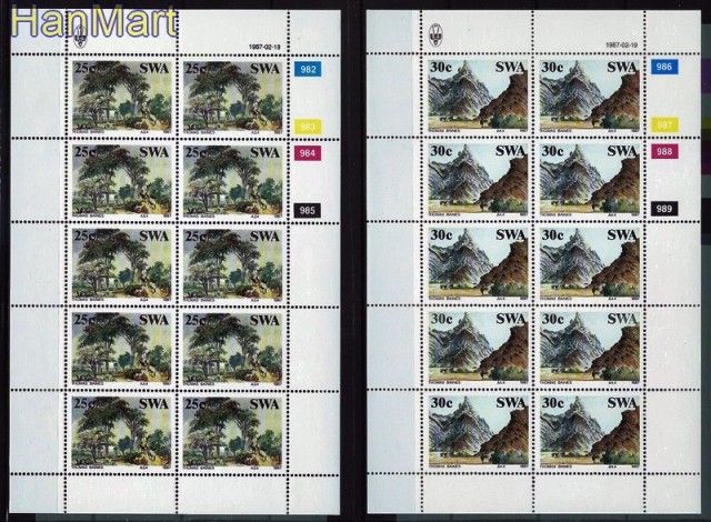 Znaczek Namibia 1986 Mi 600-603 Czyste **