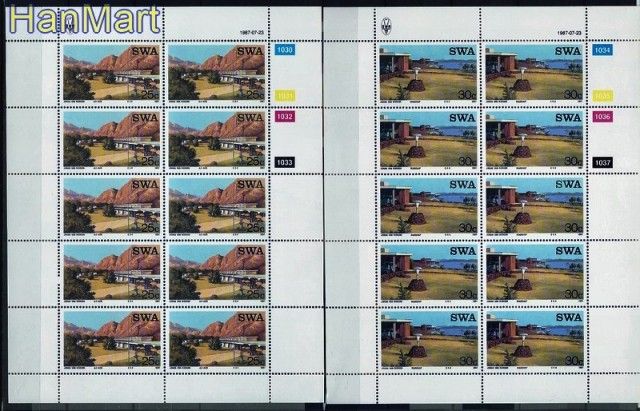 Znaczek Namibia 1987 Mi 609-612 Czyste **