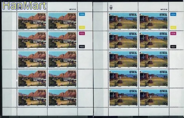 Znaczek Namibia 1987 Mi 609-612 Czyste **