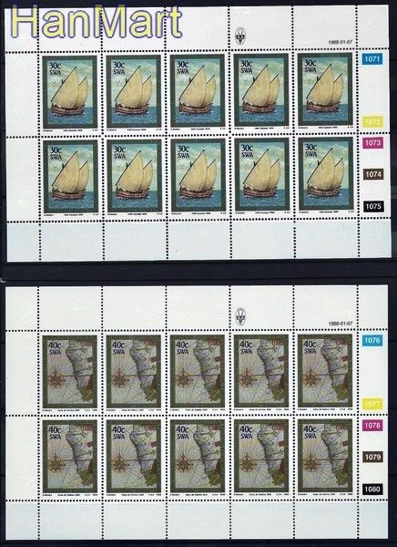 Znaczek Namibia 1988 Mi 617-620 Czyste **