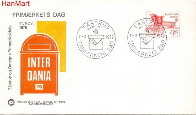 Znaczek Dania 1979 Mi 686 FDC