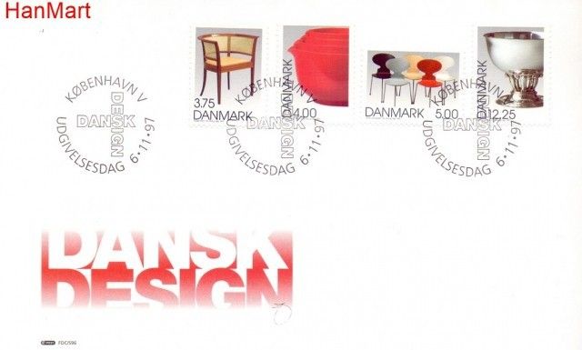 Znaczek Dania 1997 Mi 1166-1169 FDC