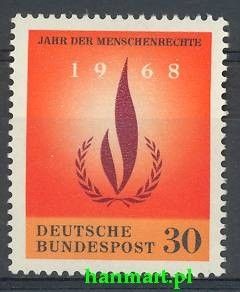 Znaczek Niemcy 1968 Mi 575 Czyste **