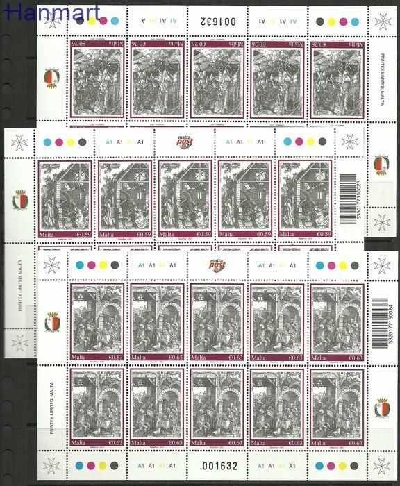 Znaczek Malta 2015 Mi ark 1915-1917 Czyste **