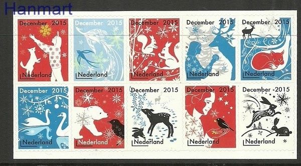 Znaczek Holandia 2015 Mi 3424-3433 Czyste **