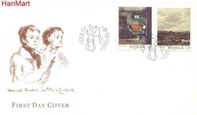 Znaczek Norwegia 1981 FDC