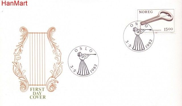 Znaczek Norwegia 1982 Mi 864 FDC