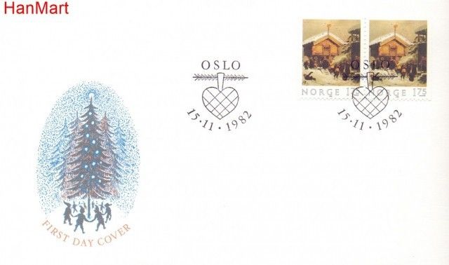 Znaczek Norwegia 1982 Mi 875 FDC
