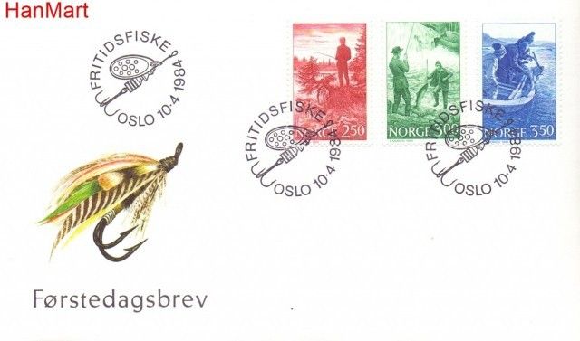 Znaczek Norwegia 1984 Mi 899-901 FDC