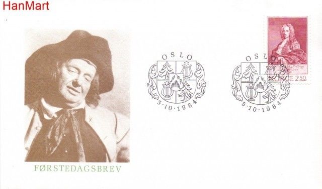 Znaczek Norwegia 1984 Mi 910 FDC