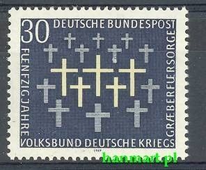 Znaczek Niemcy 1969 Mi 586 Czyste **