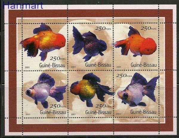 Znaczek Gwinea Bissau 2001 Mi 1516-1521 Czyste **