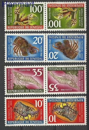 Znaczek Senegal 1968 Mi 374-377 Czyste **