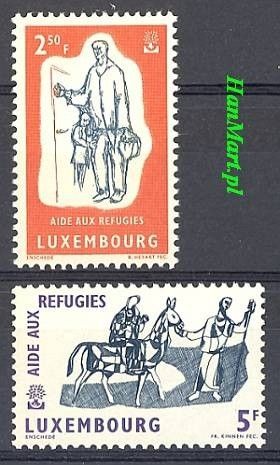 Znaczek Luksemburg 1960 Mi 618-619 Czyste **