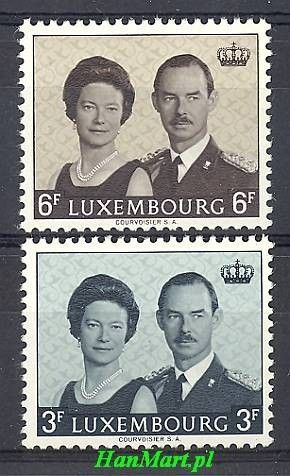 Znaczek Luksemburg 1964 Mi 701-702 Czyste **