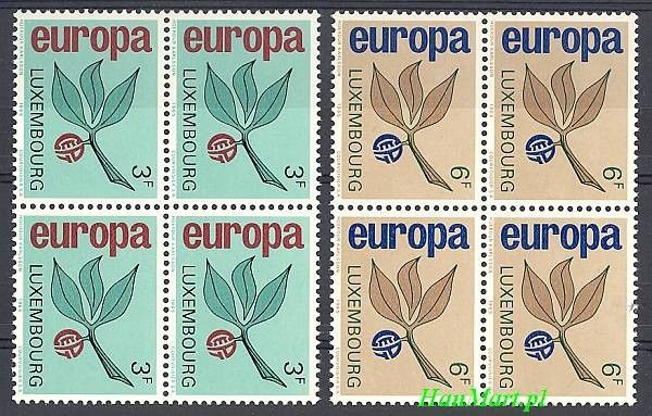 Znaczek Luksemburg 1965 Mi 715-716 Czyste **