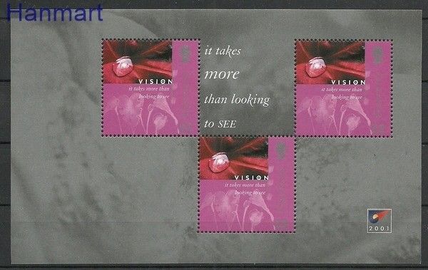 Znaczek Guernsey 2001 Mi h-blatt O-35 Czyste **