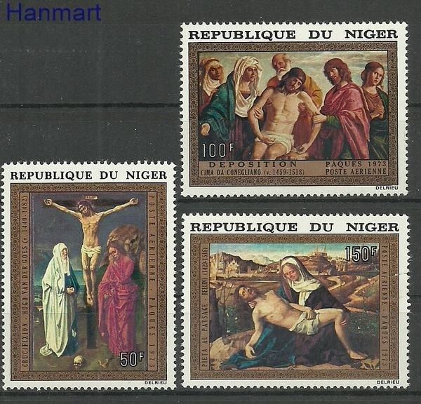 Znaczek Niger 1973 Mi 376-378 Czyste **