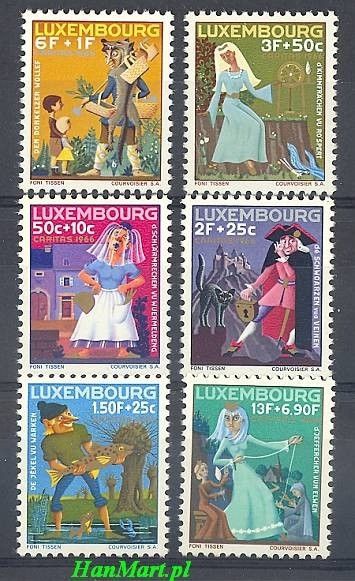 Znaczek Luksemburg 1966 Mi 740-745 Czyste **