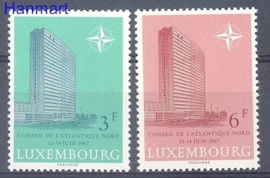 Znaczek Luksemburg 1967 Mi 751-752 Czyste **