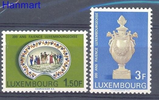 Znaczek Luksemburg 1967 Mi 754-755 Czyste **