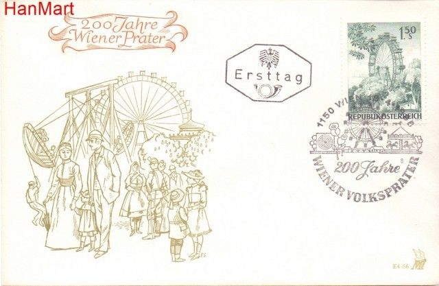Znaczek Austria 1966 Mi 1204 FDC