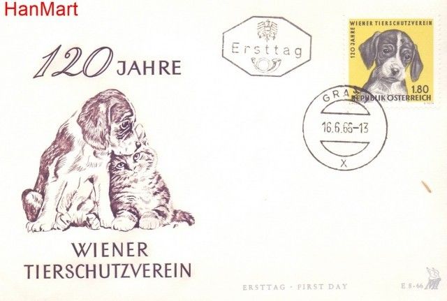 Znaczek Austria 1966 Mi 1208 FDC