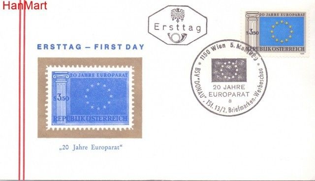 Znaczek Austria 1969 Mi 1292 FDC