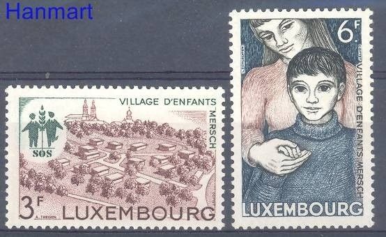 Znaczek Luksemburg 1968 Mi 775-776 Czyste **
