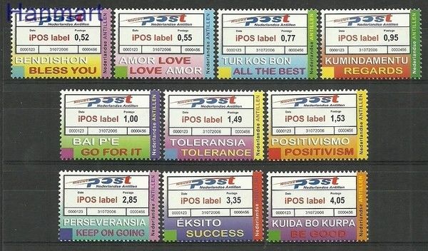 Znaczek Antyle Holenderskie 2006 Mi 1461-1470 Czyste **