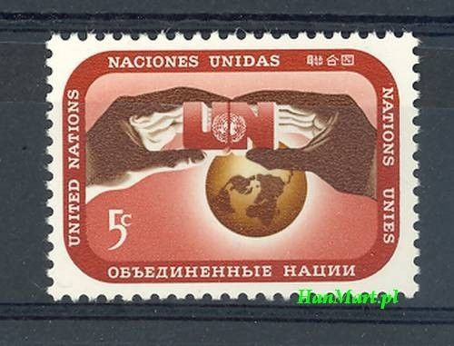 Znaczek Narody Zjednoczone Nowy Jork 1967 Mi 176 Czyste **