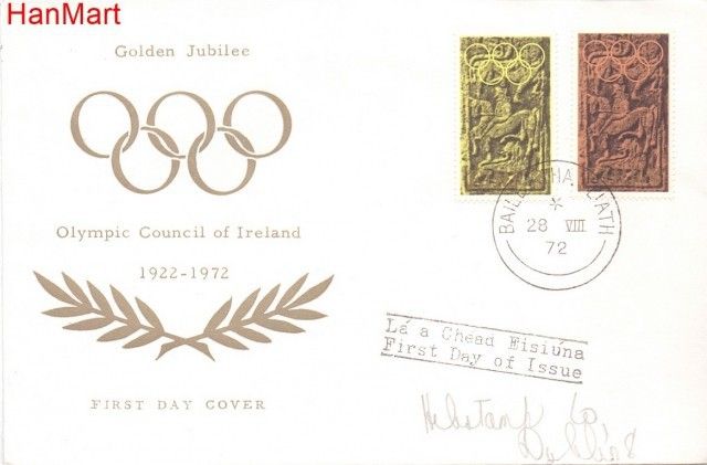 Znaczek Irlandia 1972 FDC