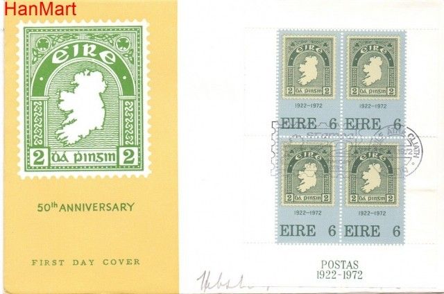 Znaczek Irlandia 1972 FDC