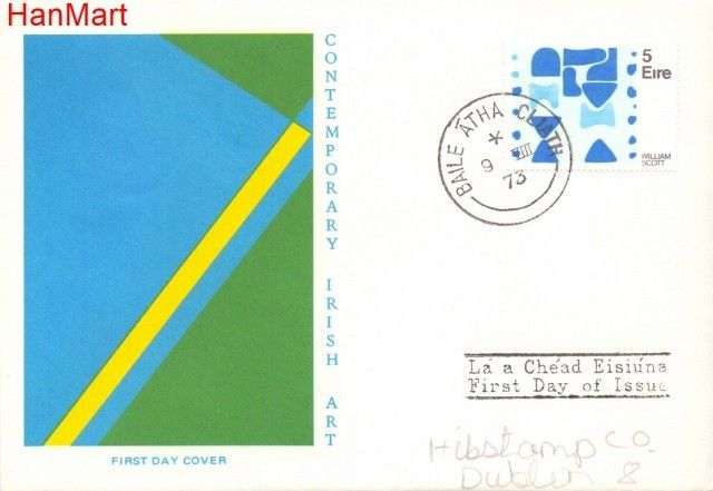 Znaczek Irlandia 1973 FDC